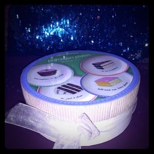 Boston Warehouse Dessert Excuses porcelain plates